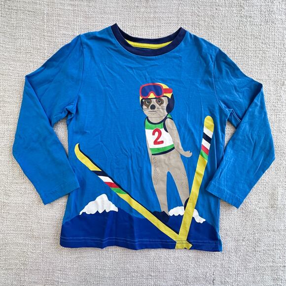 Mini Boden Ski Jump Tee EUC 5/6 - Picture 1 of 3